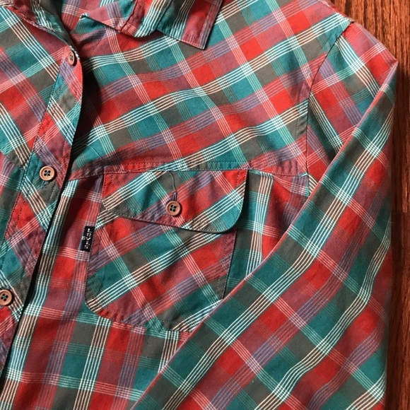 Vintage Levi’s Western Plaid Buttonup Shirt Medium - Picture 8 of 10